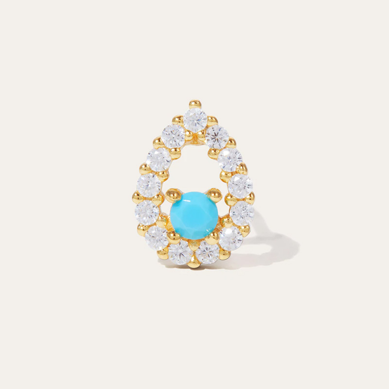 MATI STUD TURQUOISE – GALLERIA ARMADORO – GALLERIA ARMADORO