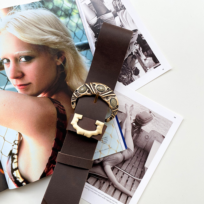 MOONLIGHT MILE LEATHER BELT – INDIVIDUAL ART LEATHER – INDIVIDUAL ART LEATHER