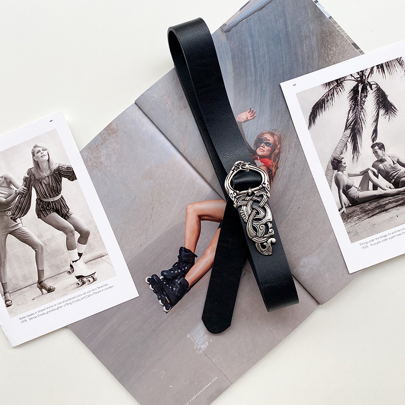 KIND OF MAGIC LEATHER BELT – INDIVIDUAL ART LEATHER – INDIVIDUAL ART LEATHER