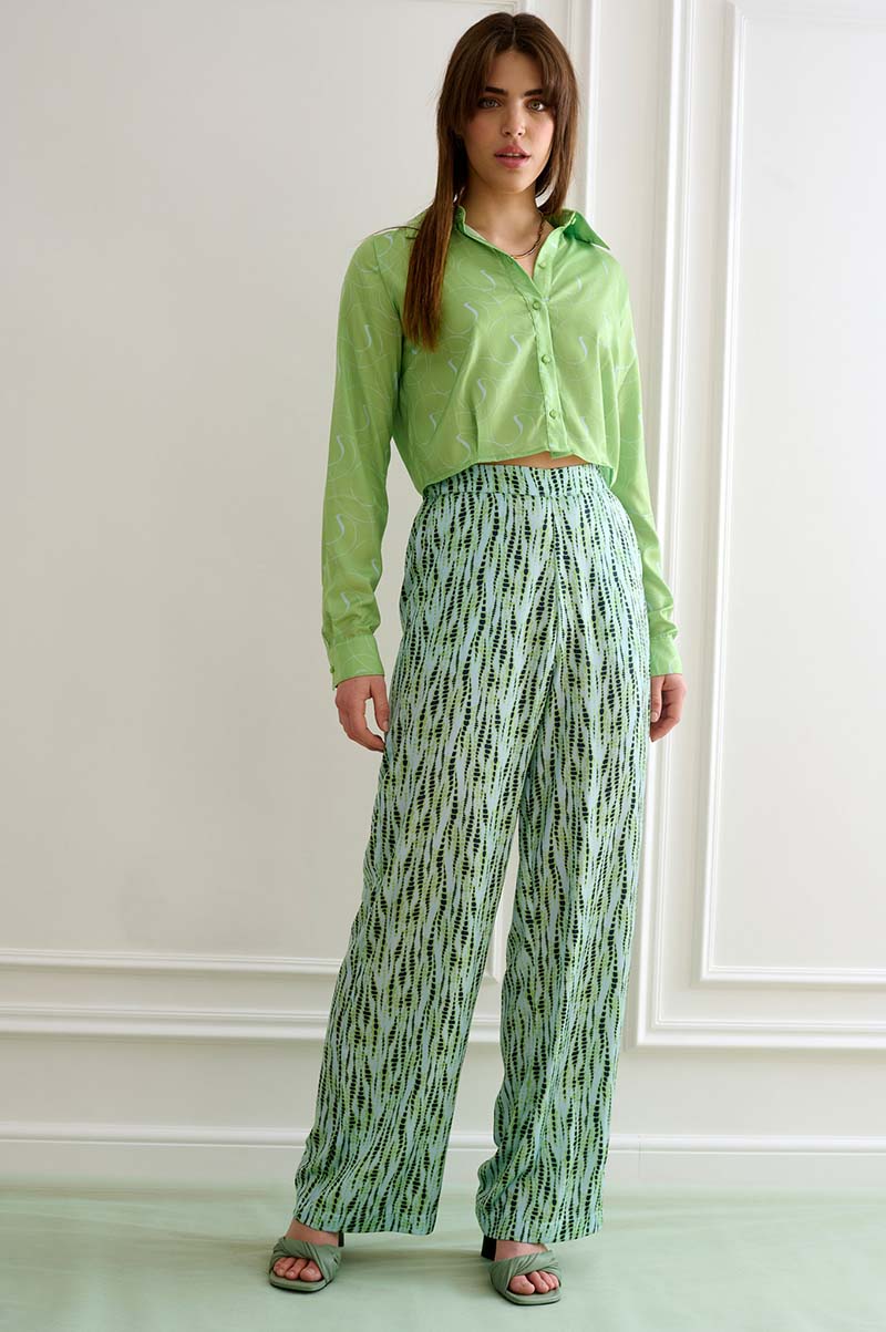 SPIRA CROP SHIRT GREEN – BITTER COCO