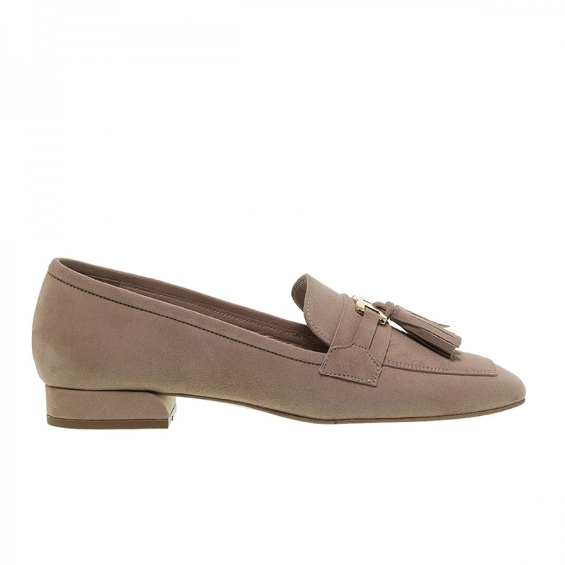 SUEDE LOAFERS – MOURTZI