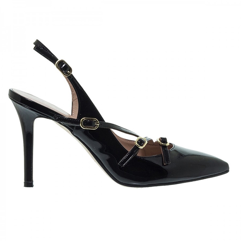 VINYL SLINGBACK HEEL – MOURTZI