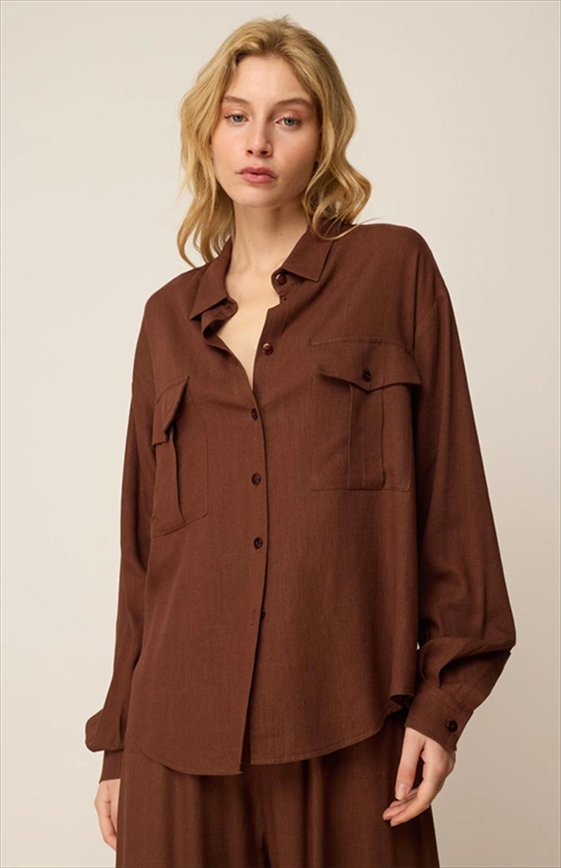 LINEN SHIRT WITH POCKETS – CKONTOVA