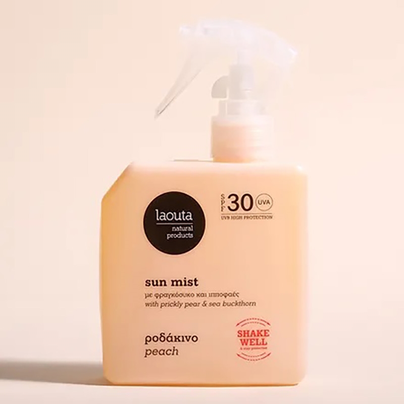 SUN MIST PEACH – LAOUTA SKIN CARE & SUN CARE