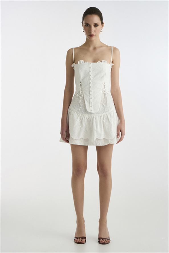 BRODERIE MINI DRESS – STUDIO 83