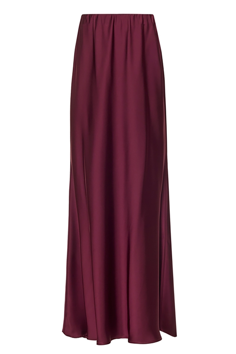SATIN LONG SKIRT – CKONTOVA