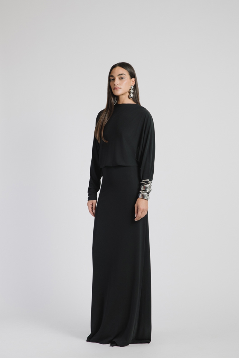OPEN BACK LONG DRESS – STUDIO 83