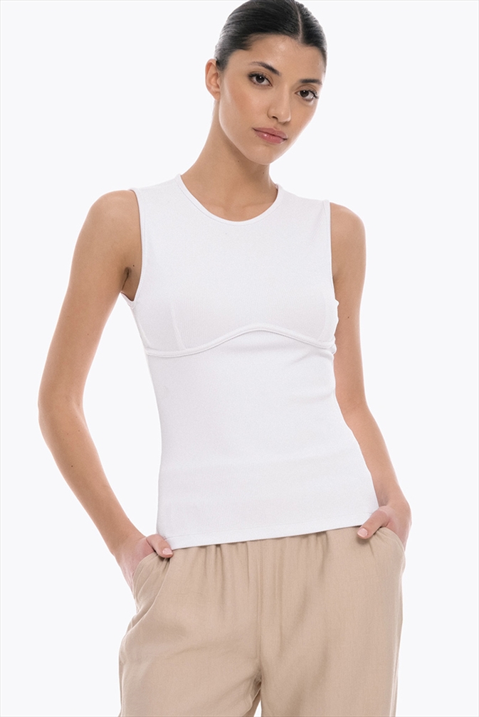 AFTERRING SLEEVELESS TOP – 4TAILORS