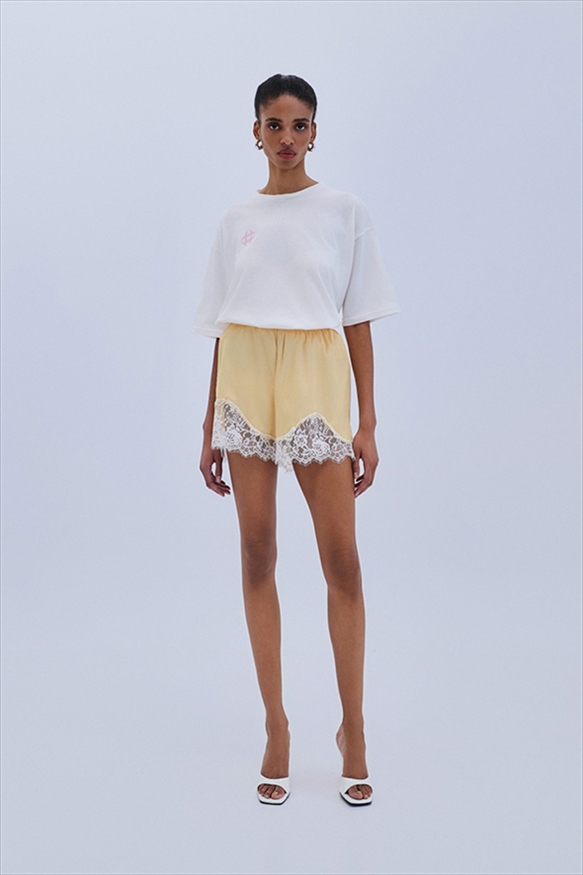 SHORT SATIN LACE – COMBOS KNITWEAR