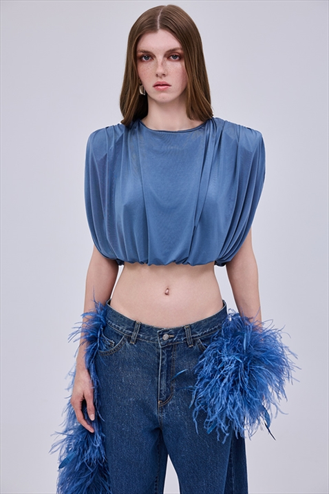 PADDED CROP TOP – STUDIO 83