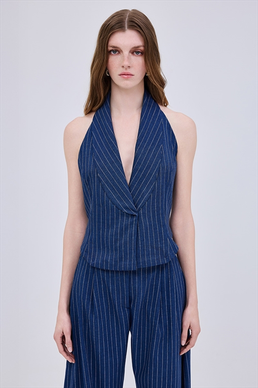 STRIPED VEST – STUDIO 83