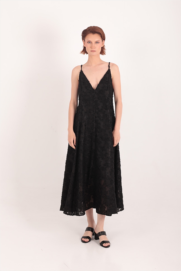 SEQUINED FLARED DRESS – CKONTOVA