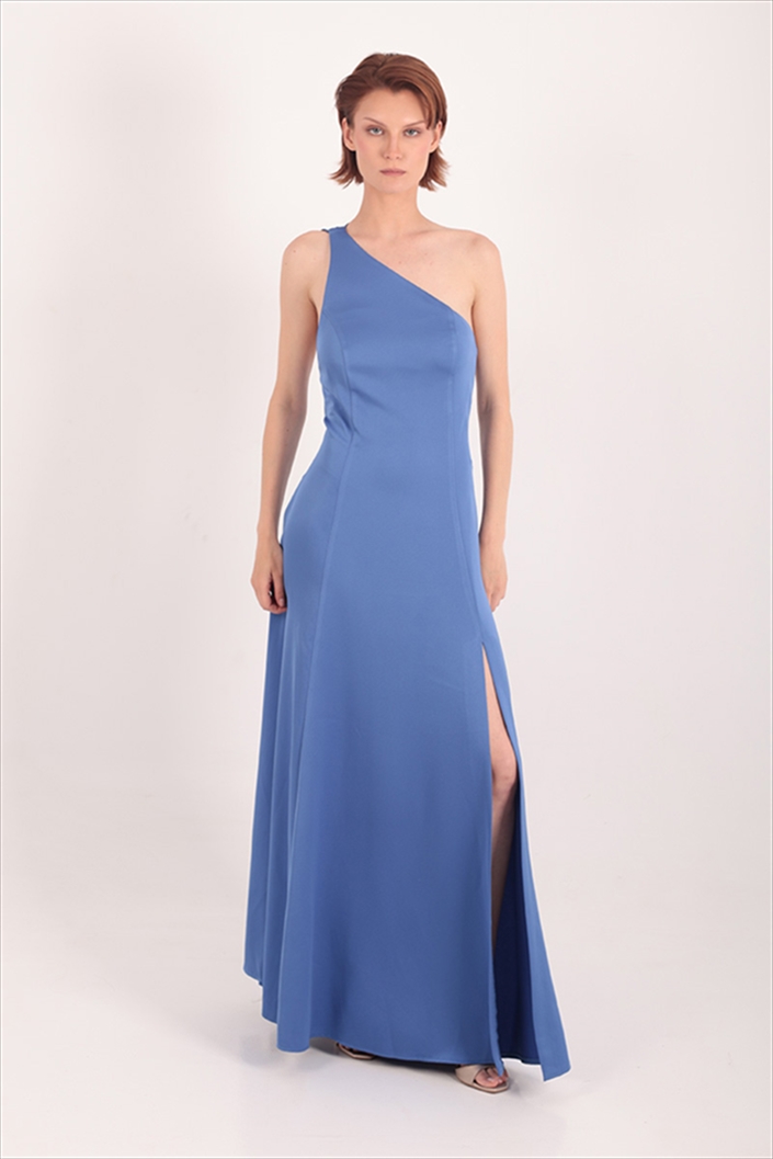 ONE SHOULDER FLARED DRESS – CKONTOVA