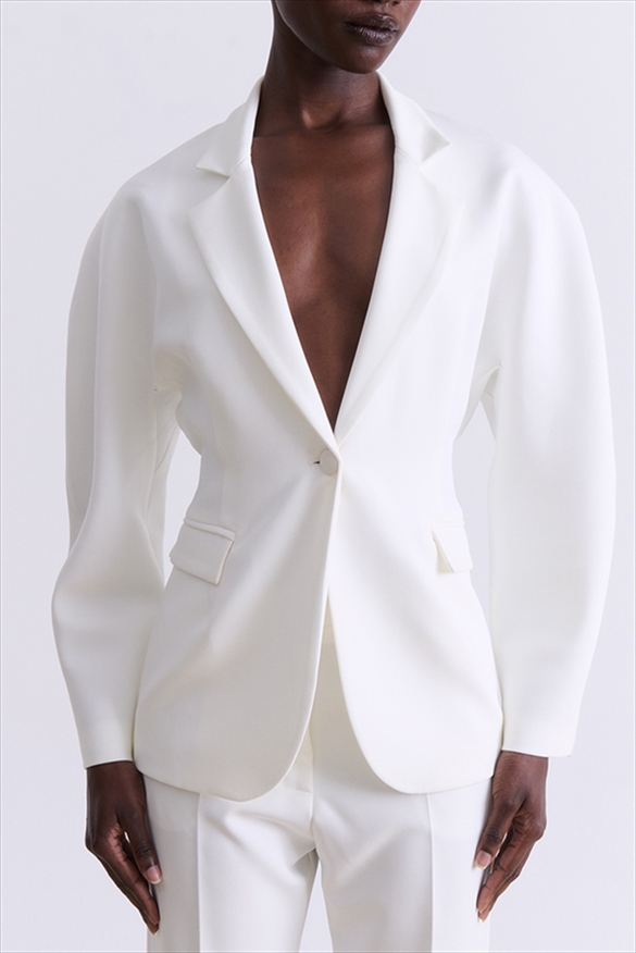 WHITE TAILORED BLAZER – VASSIA KOSTARA