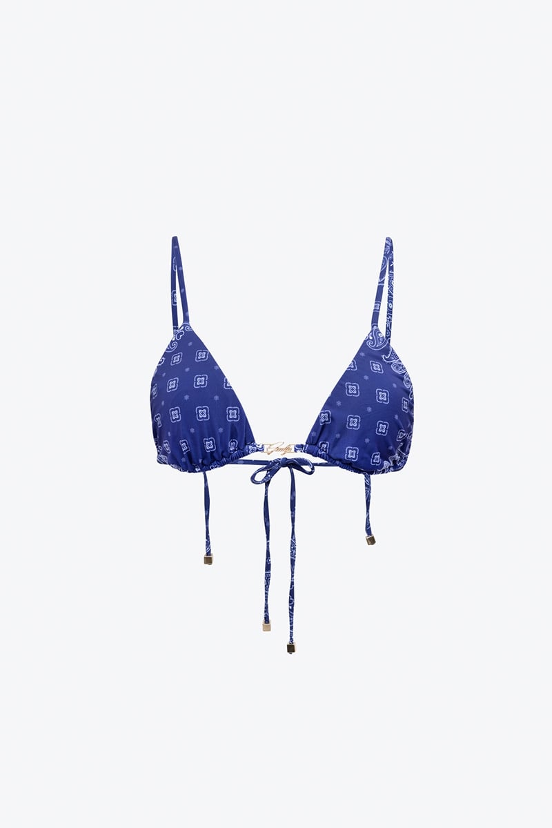 MIDNIGHT TRIANGLE BIKINI TOP – VASSIA KOSTARA