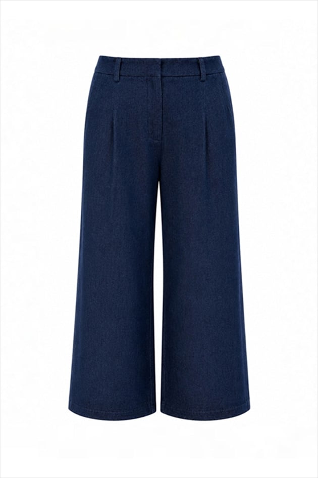 DENIM ZIP CULOTTES – CKONTOVA