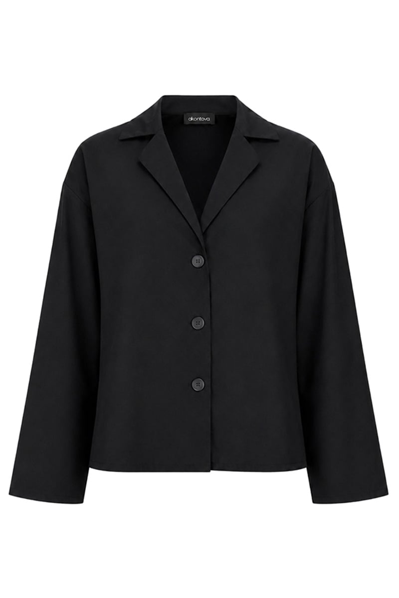 COTTON LAPEL SHIRT – CKONTOVA