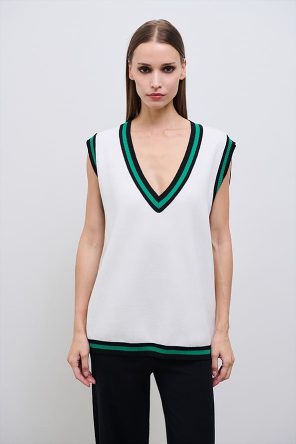 MONACO KNIT VEST – COMBOS KNITWEAR