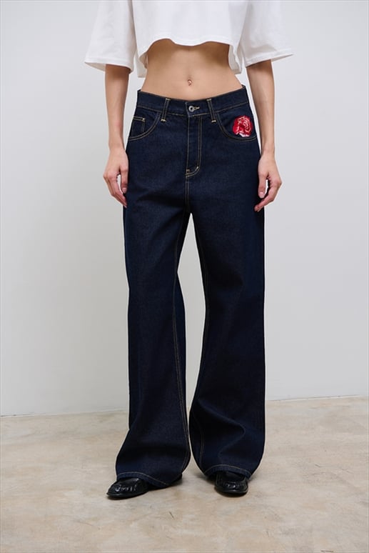 CARNATION DENIM PANTS – COMBOS KNITWEAR