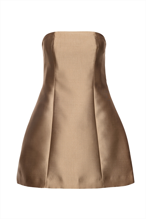 SOLENE MINI DRESS – MIX & MATCH - GOLD, M
