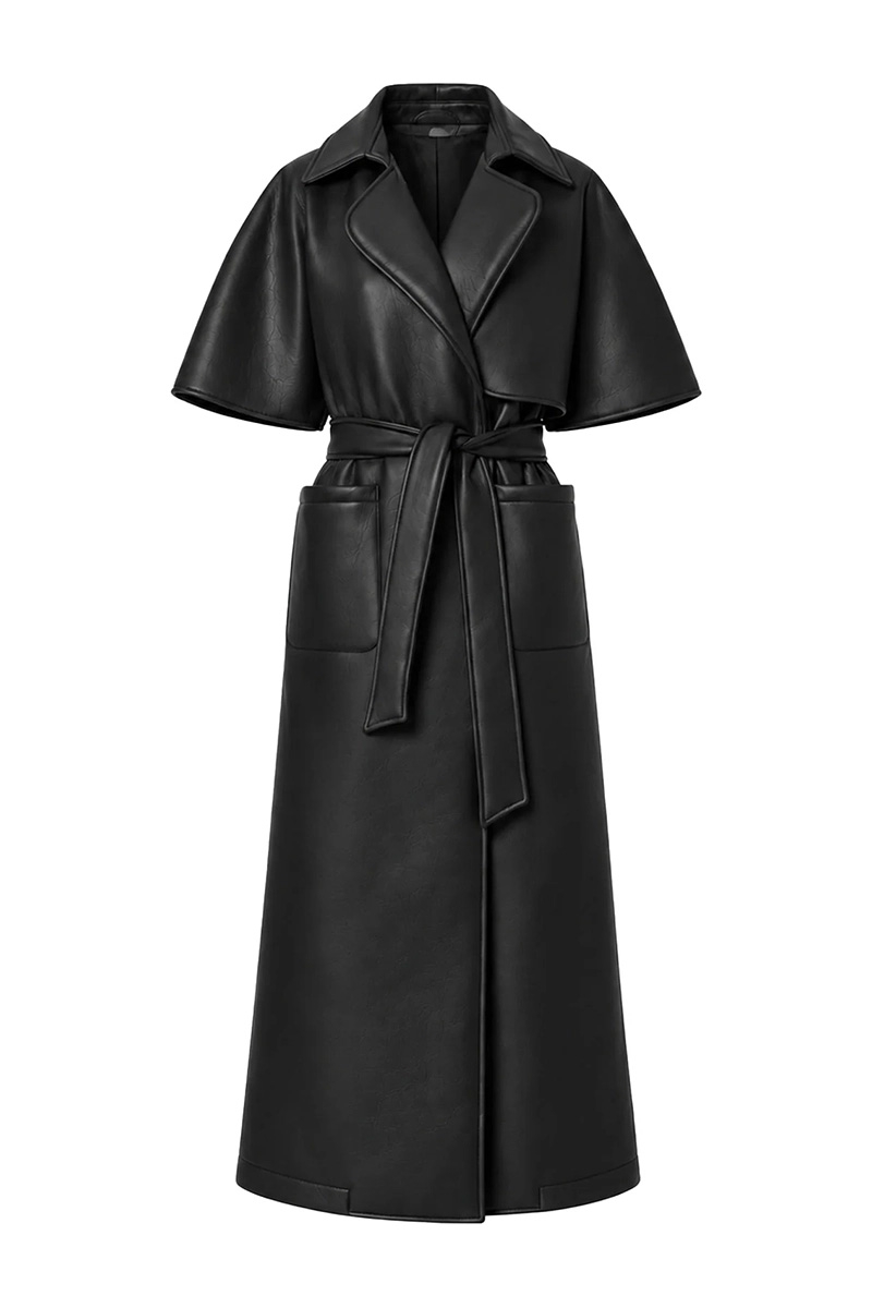 LEATHER TRENCH COAT – CKONTOVA