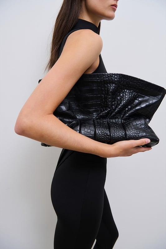 GRACE CROCO BAG – COMBOS KNITWEAR