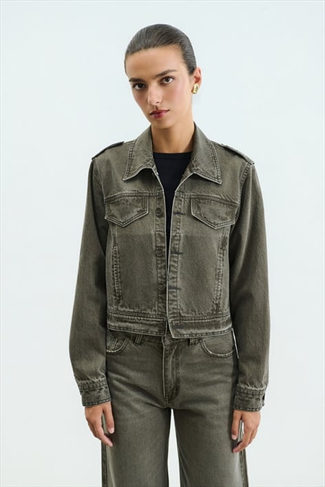 FAYE CROP JACKET – SAC&CO