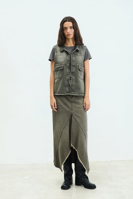 ADEL DENIM SKIRT – SAC&CO